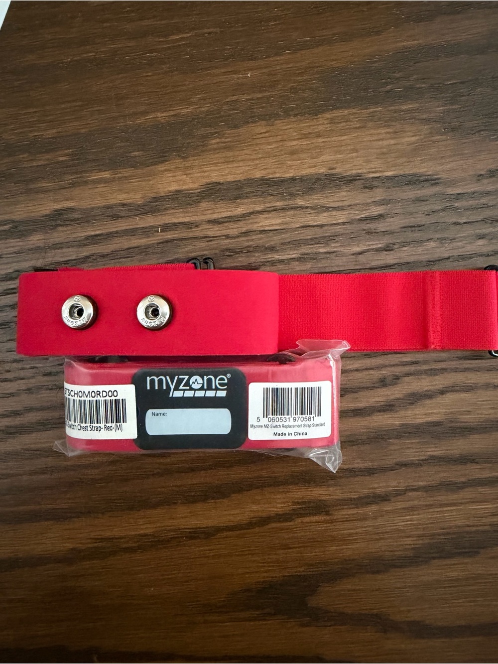 Red Elastic Chest Strap Belt